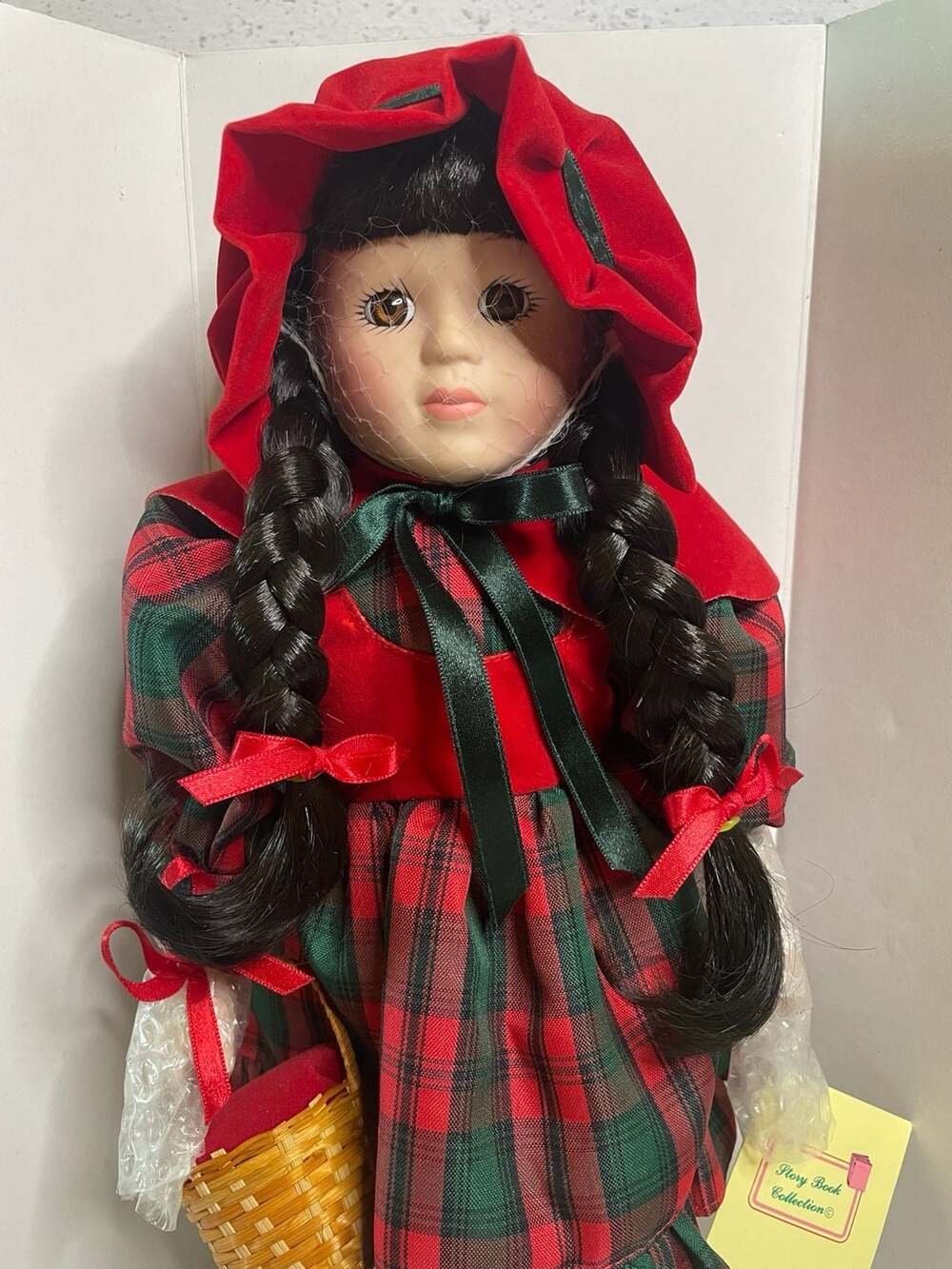Carol Gordon's Story Book Little Red Riding Hood Porcelain Collector Doll